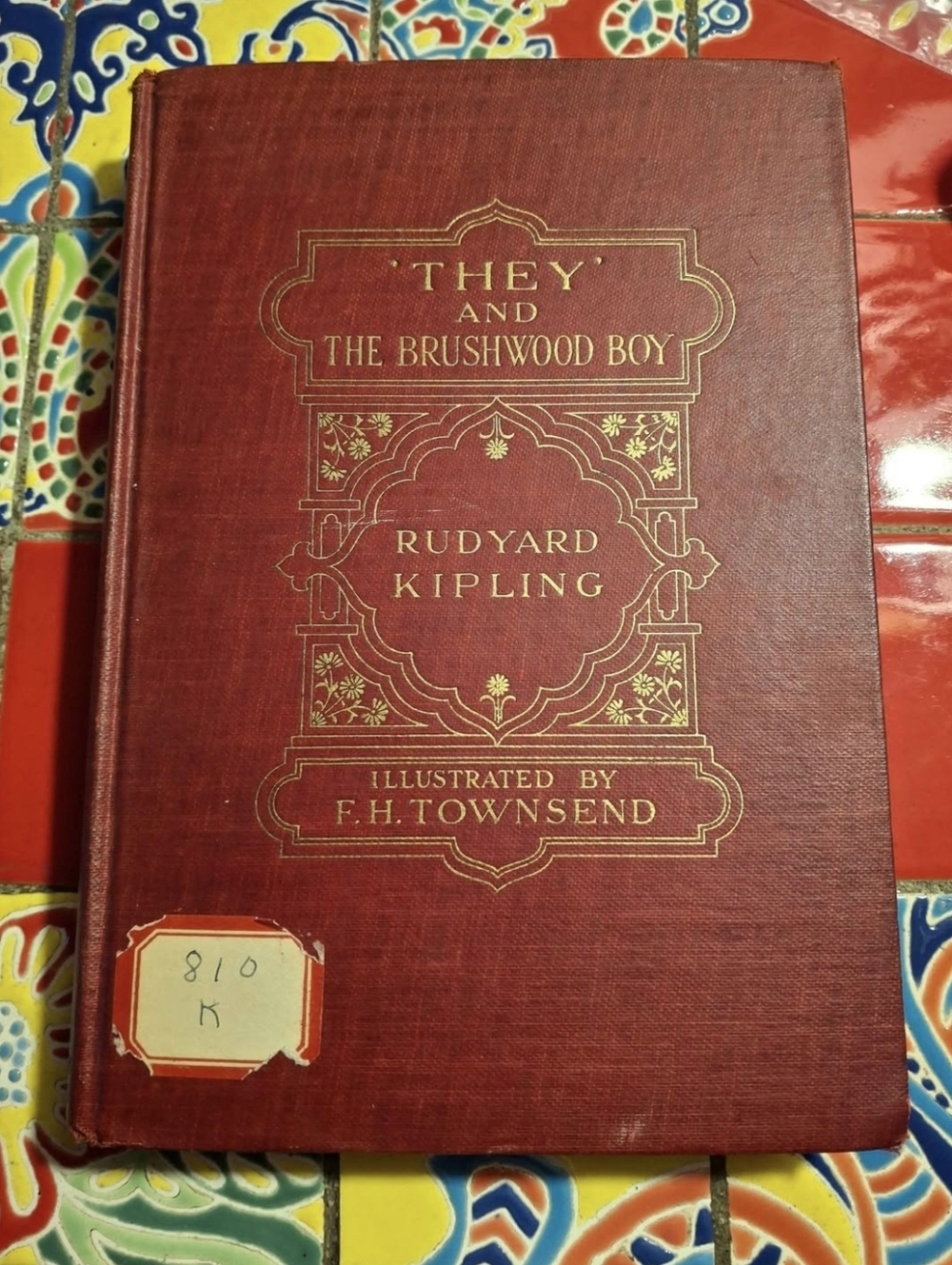 RUDYARD KIPLING HARDBOUND BOOK 1926 FIRST ED. "THEY" & THE BRUSHWOOD BOY VERY GO